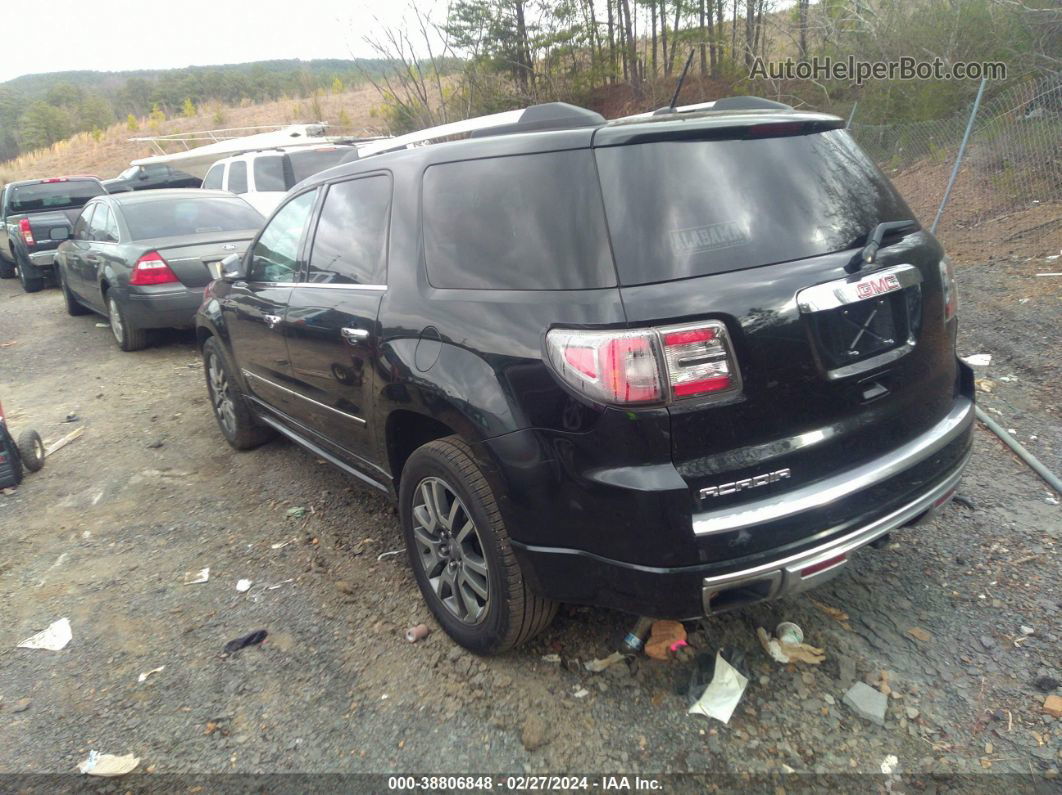 2013 Gmc Acadia Denali Black vin: 1GKKRTKD6DJ201017