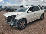 2013 Gmc Acadia Denali White vin: 1GKKRTKD6DJ213779