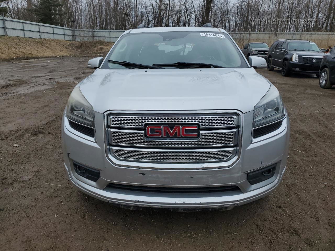 2014 Gmc Acadia Denali Silver vin: 1GKKRTKD6EJ129852