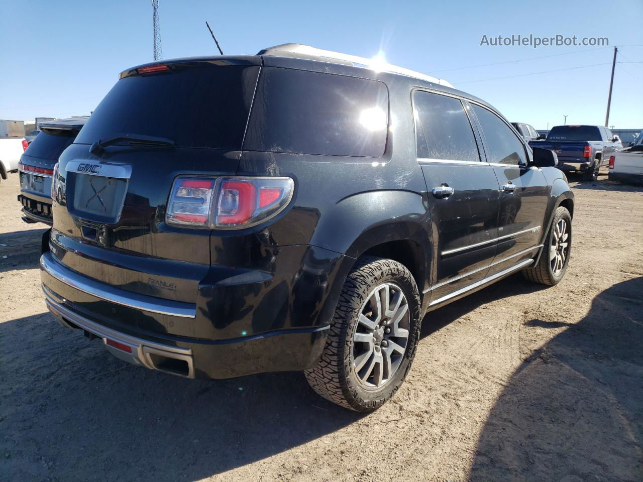 2014 Gmc Acadia Denali Black vin: 1GKKRTKD6EJ154119