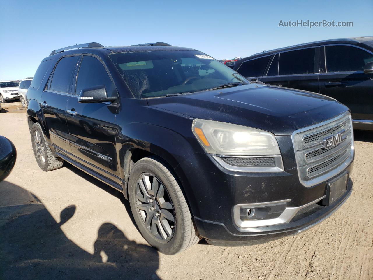 2014 Gmc Acadia Denali Black vin: 1GKKRTKD6EJ154119