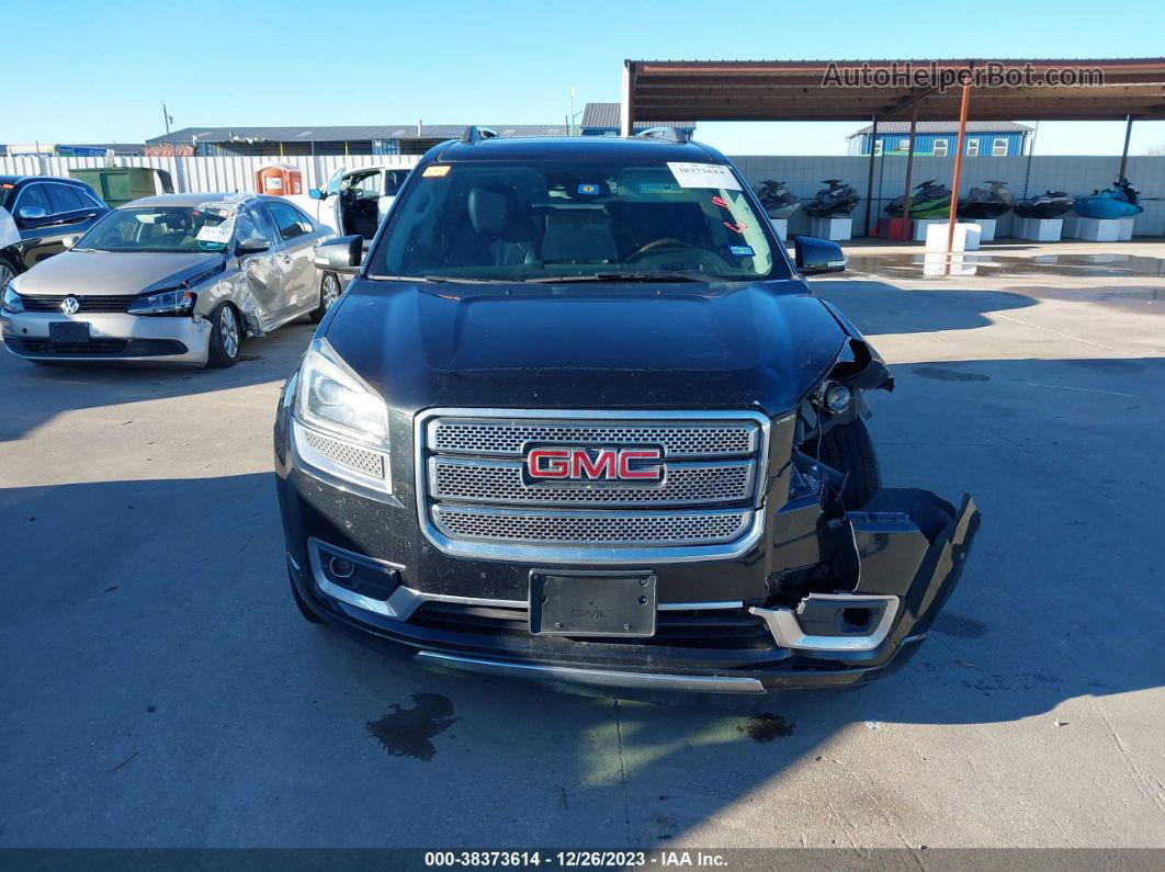 2014 Gmc Acadia Denali Black vin: 1GKKRTKD6EJ172670