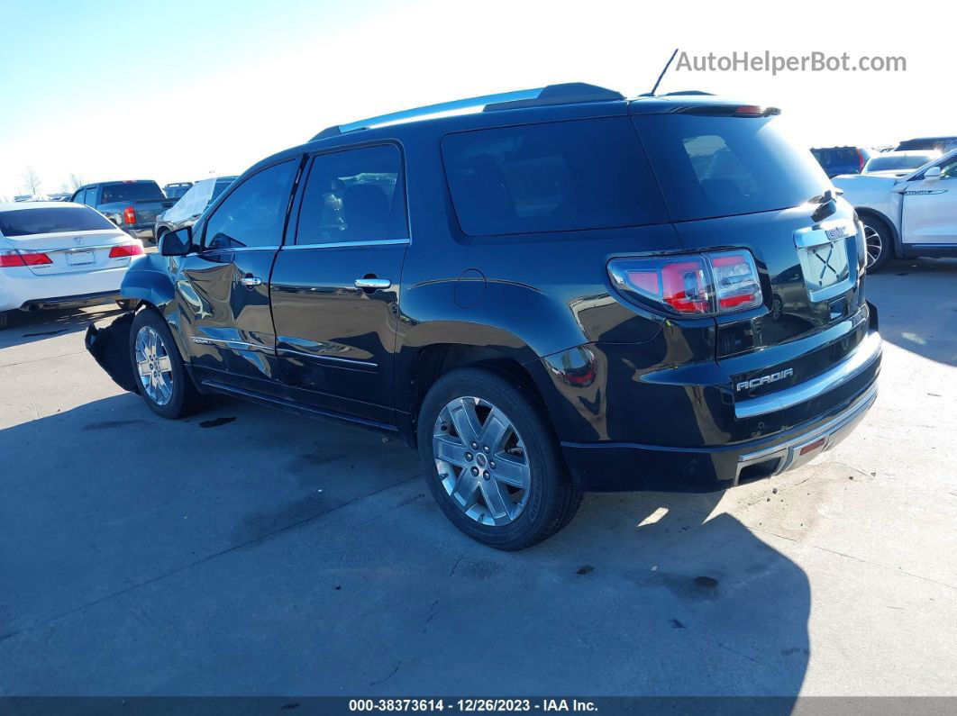 2014 Gmc Acadia Denali Black vin: 1GKKRTKD6EJ172670