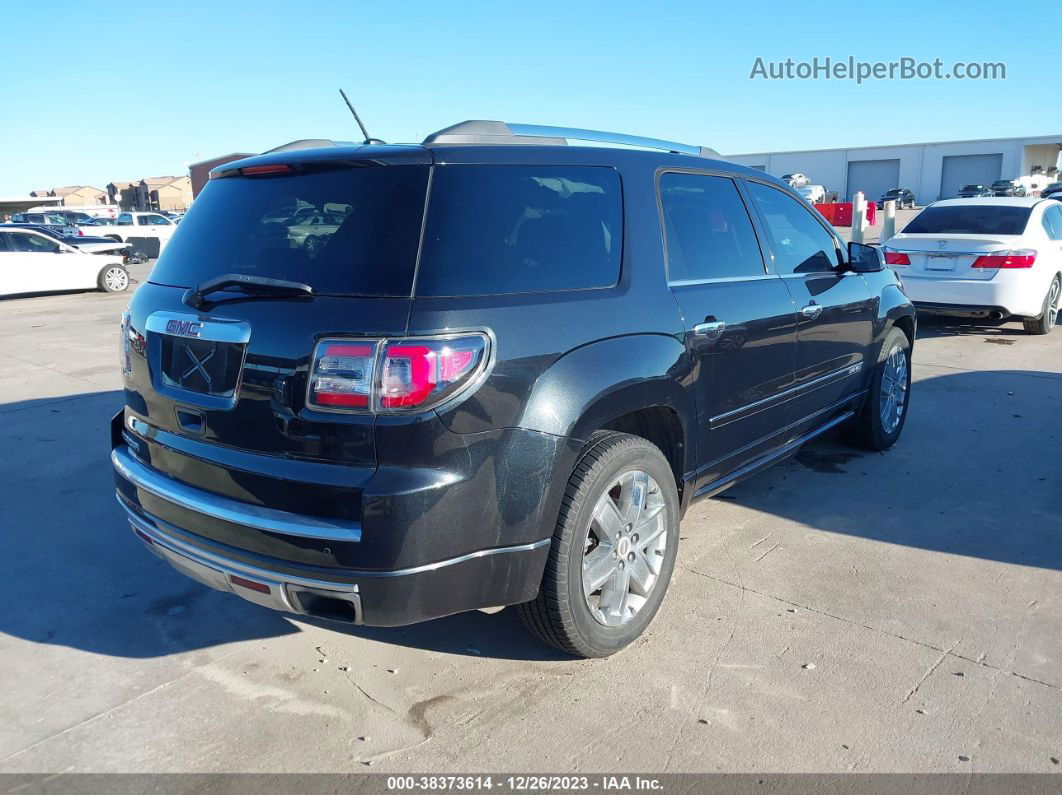 2014 Gmc Acadia Denali Black vin: 1GKKRTKD6EJ172670