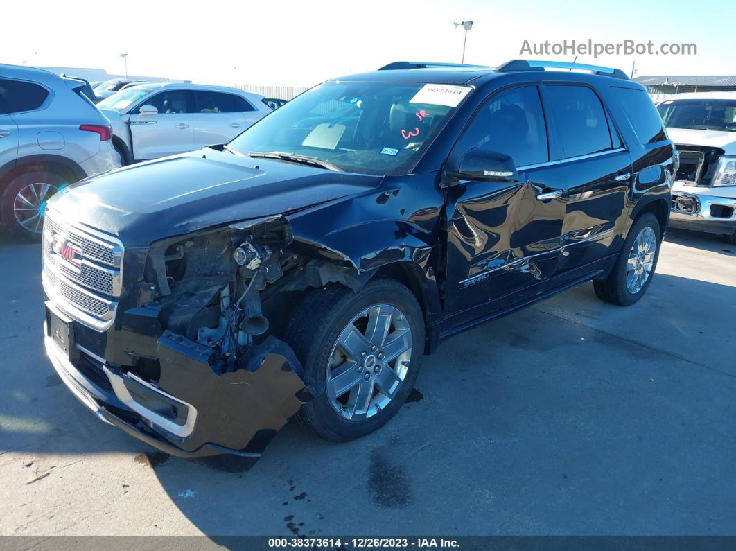 2014 Gmc Acadia Denali Black vin: 1GKKRTKD6EJ172670