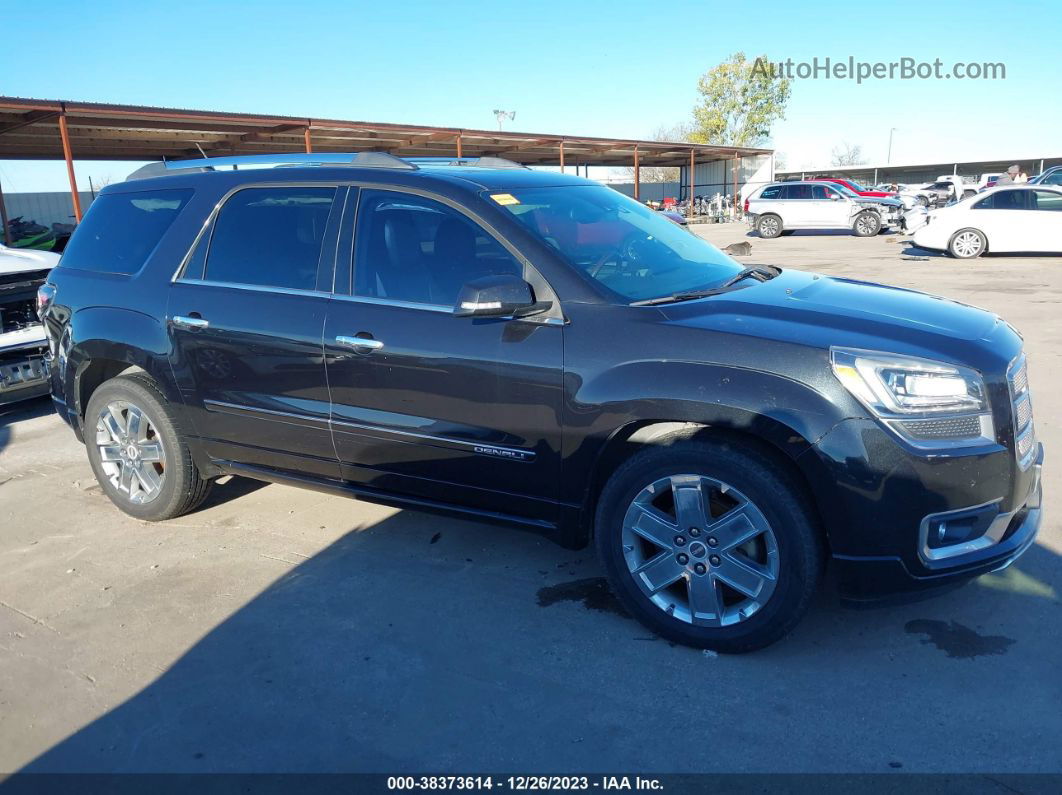 2014 Gmc Acadia Denali Black vin: 1GKKRTKD6EJ172670