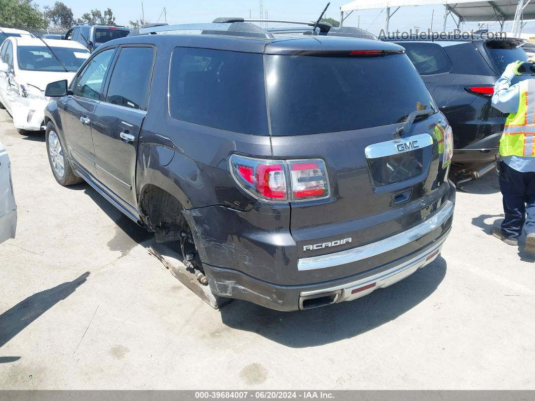 2014 Gmc Acadia Denali Black vin: 1GKKRTKD6EJ187508