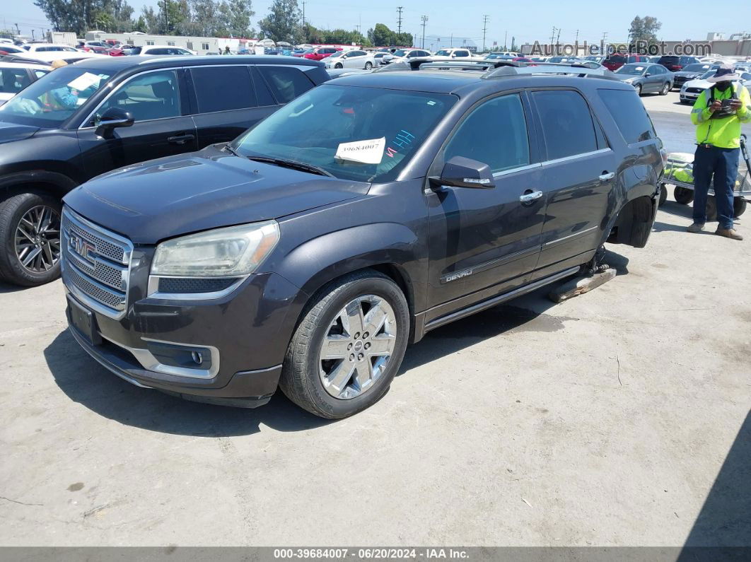 2014 Gmc Acadia Denali Black vin: 1GKKRTKD6EJ187508