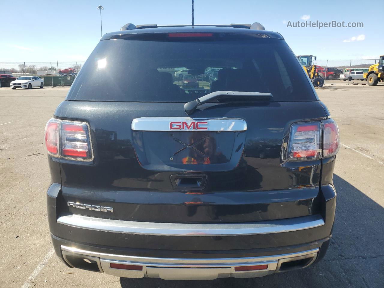 2014 Gmc Acadia Denali Черный vin: 1GKKRTKD6EJ277239