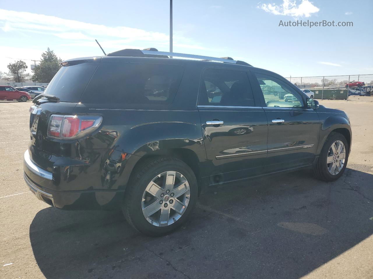 2014 Gmc Acadia Denali Черный vin: 1GKKRTKD6EJ277239