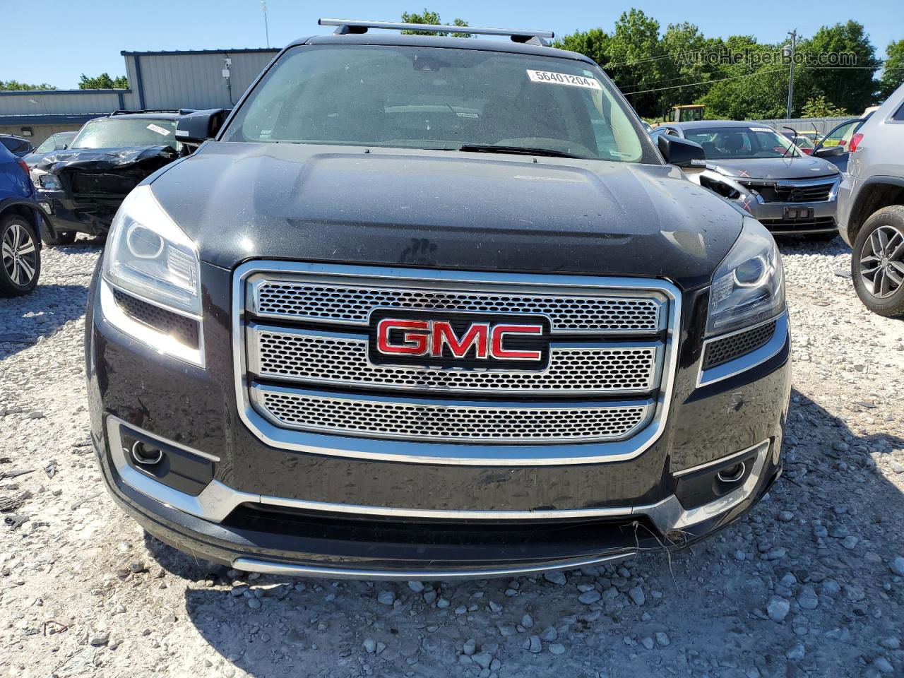 2014 Gmc Acadia Denali Black vin: 1GKKRTKD6EJ354188