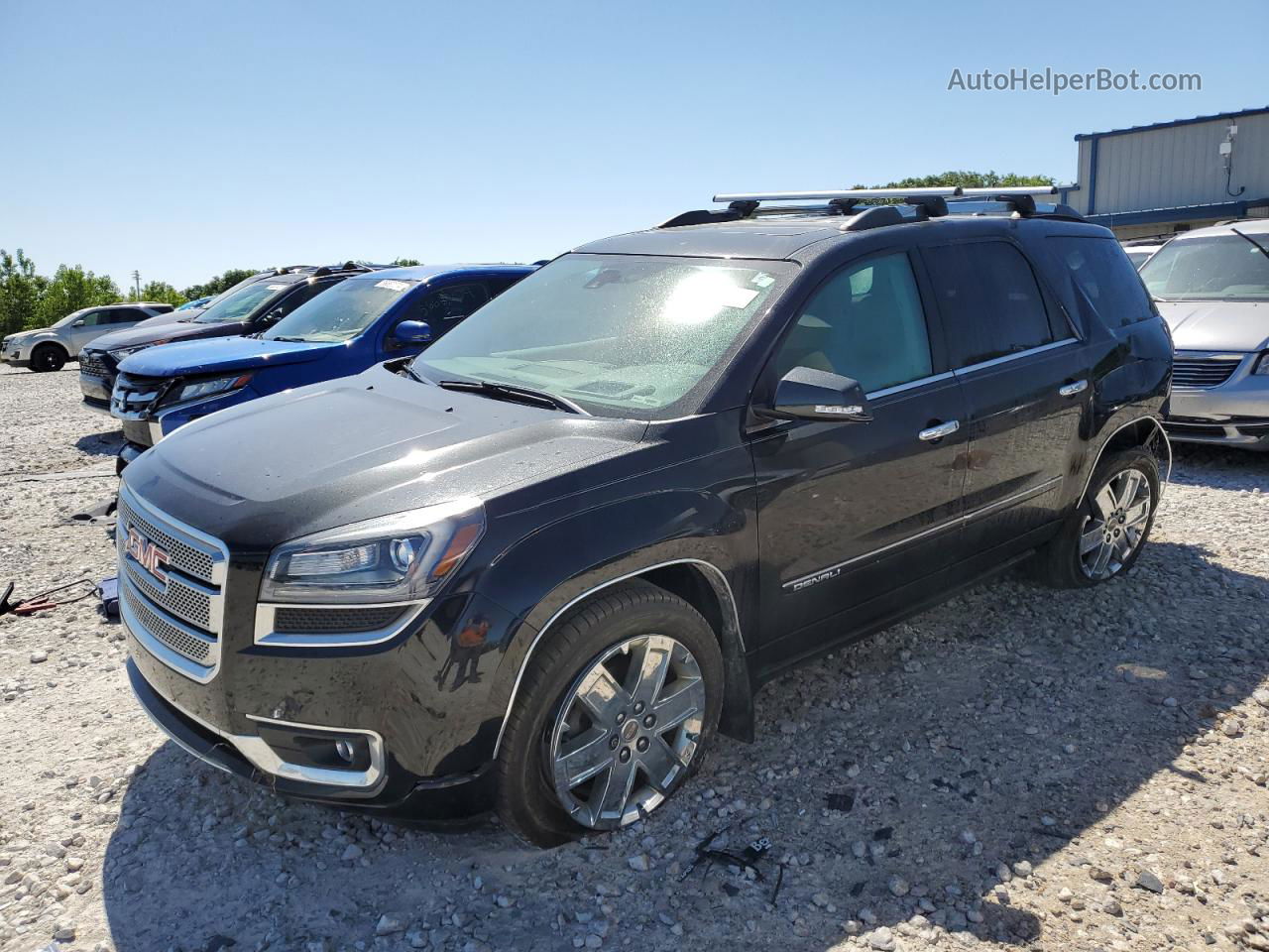 2014 Gmc Acadia Denali Black vin: 1GKKRTKD6EJ354188