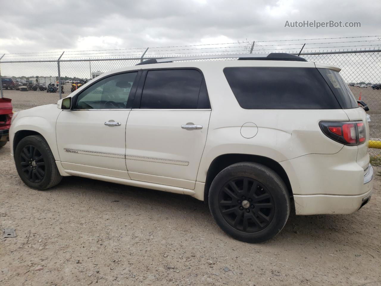 2015 Gmc Acadia Denali White vin: 1GKKRTKD6FJ315750