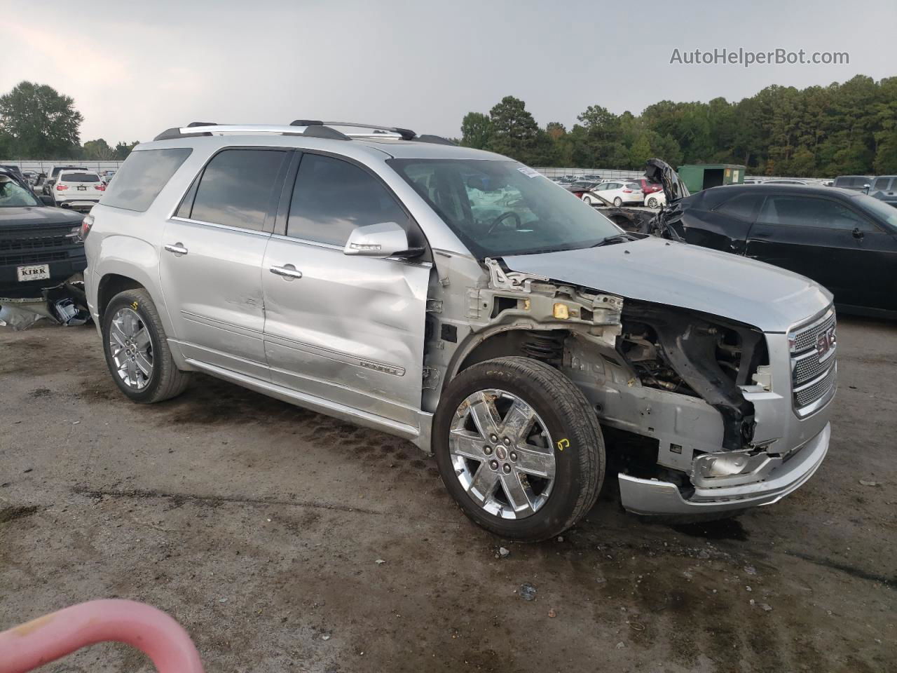 2013 Gmc Acadia Denali Silver vin: 1GKKRTKD7DJ152717