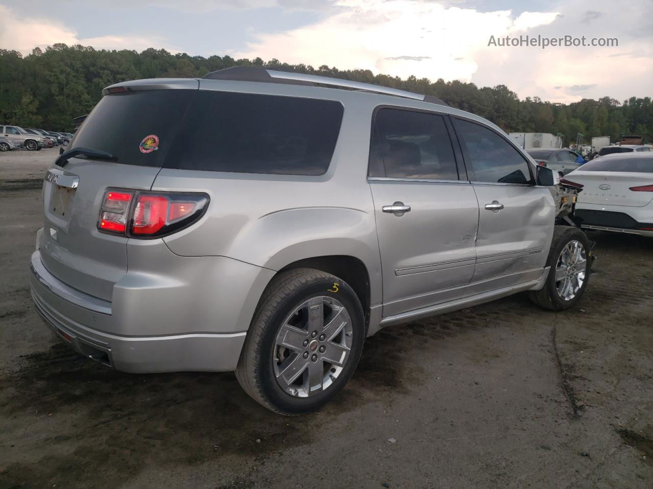 2013 Gmc Acadia Denali Silver vin: 1GKKRTKD7DJ152717