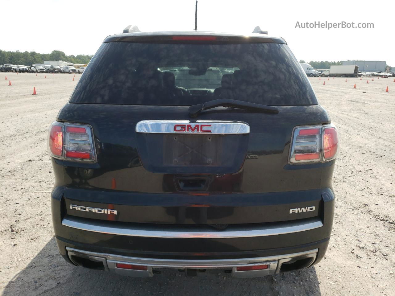 2014 Gmc Acadia Denali Black vin: 1GKKRTKD7EJ100781