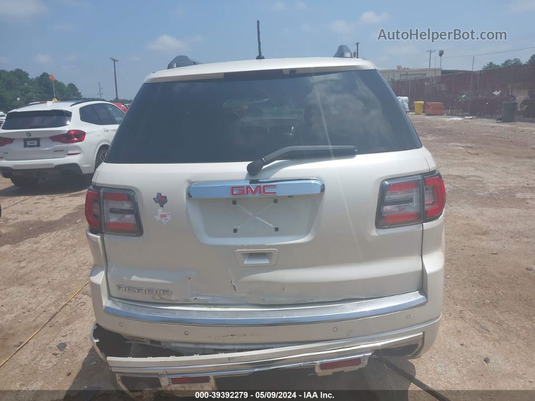 2014 Gmc Acadia Denali Белый vin: 1GKKRTKD7EJ285186