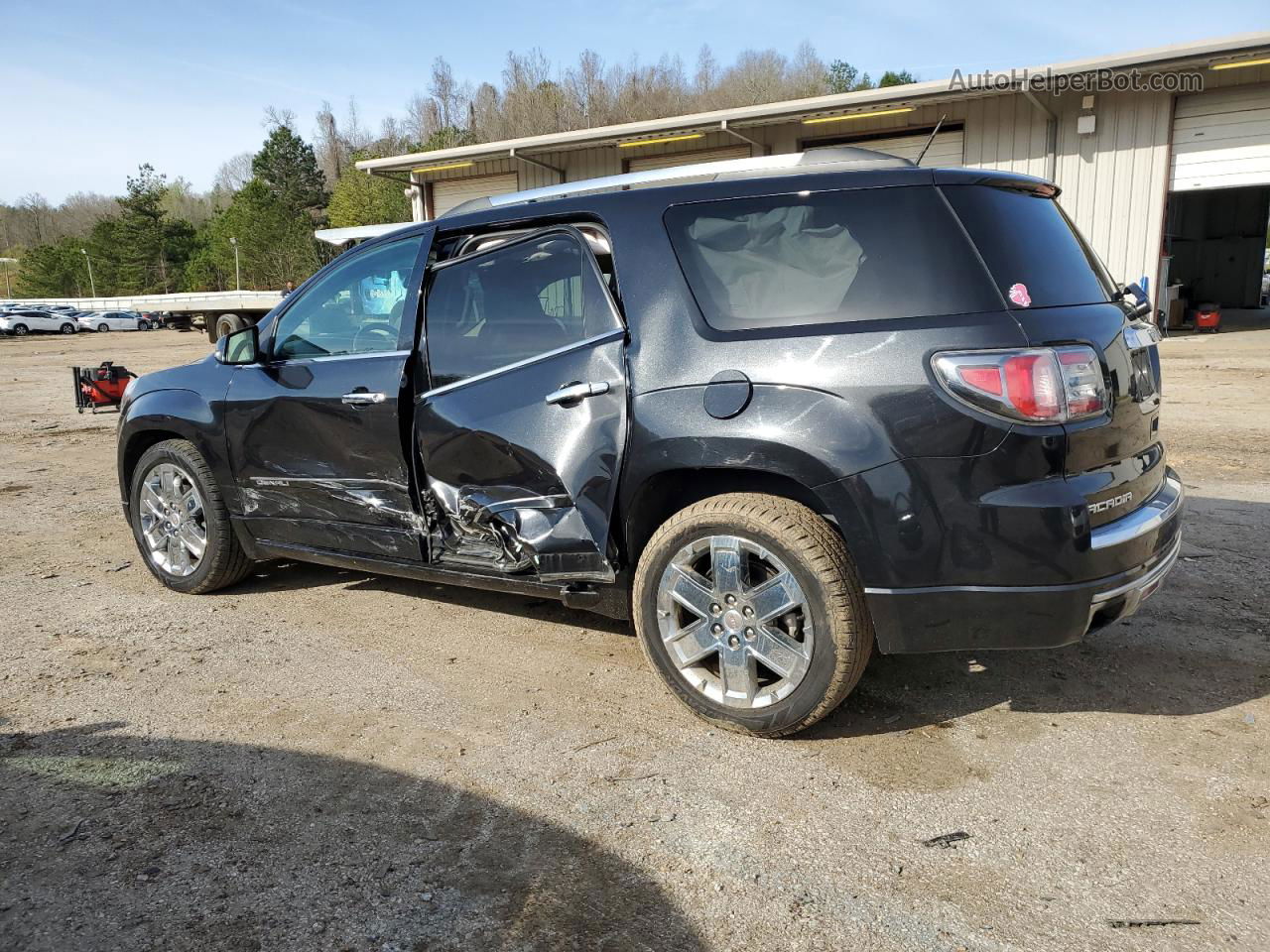 2014 Gmc Acadia Denali Black vin: 1GKKRTKD7EJ345323