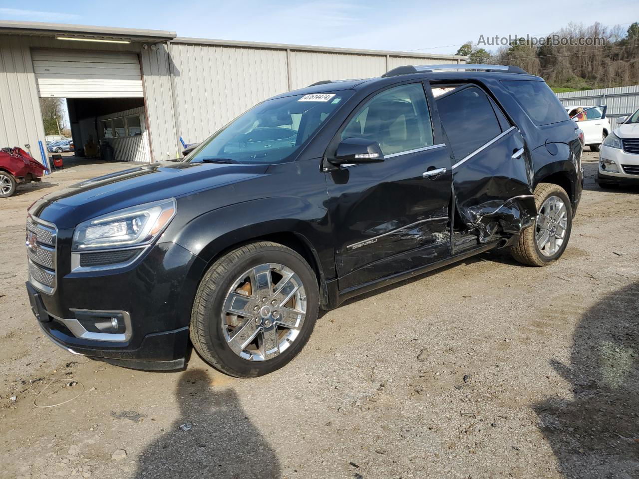 2014 Gmc Acadia Denali Black vin: 1GKKRTKD7EJ345323