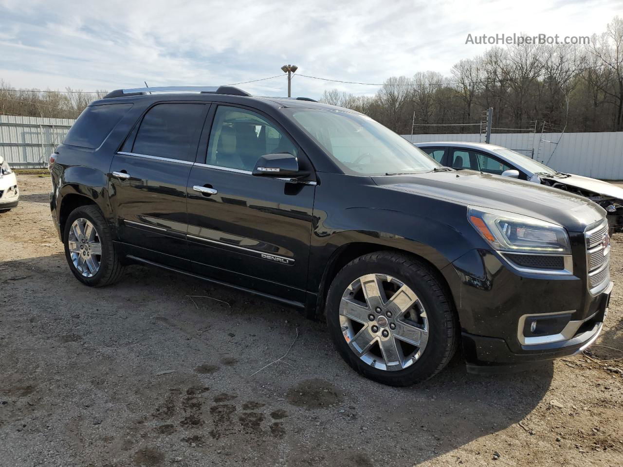 2014 Gmc Acadia Denali Черный vin: 1GKKRTKD7EJ345323