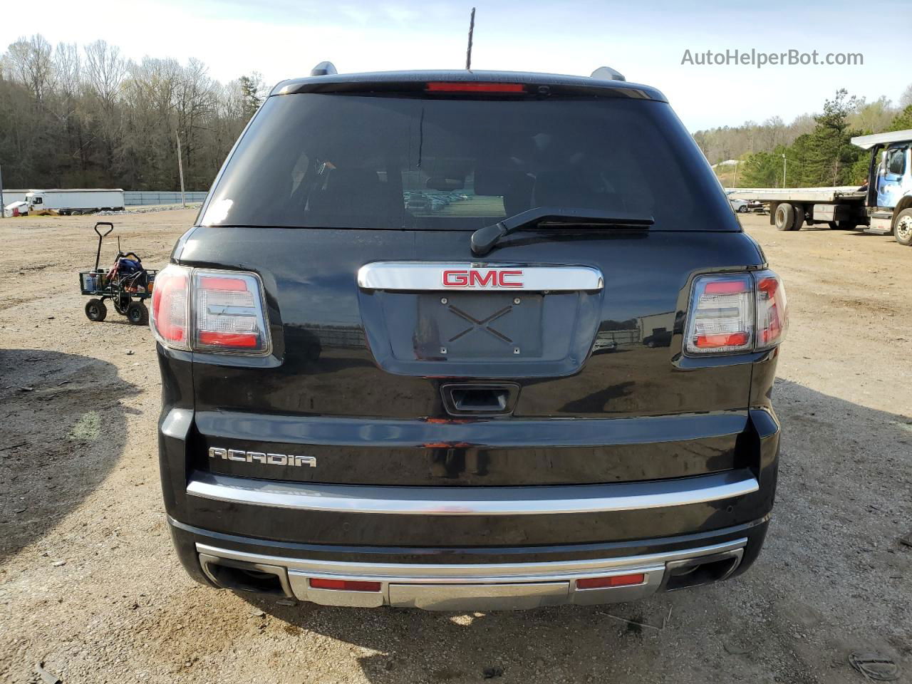 2014 Gmc Acadia Denali Черный vin: 1GKKRTKD7EJ345323