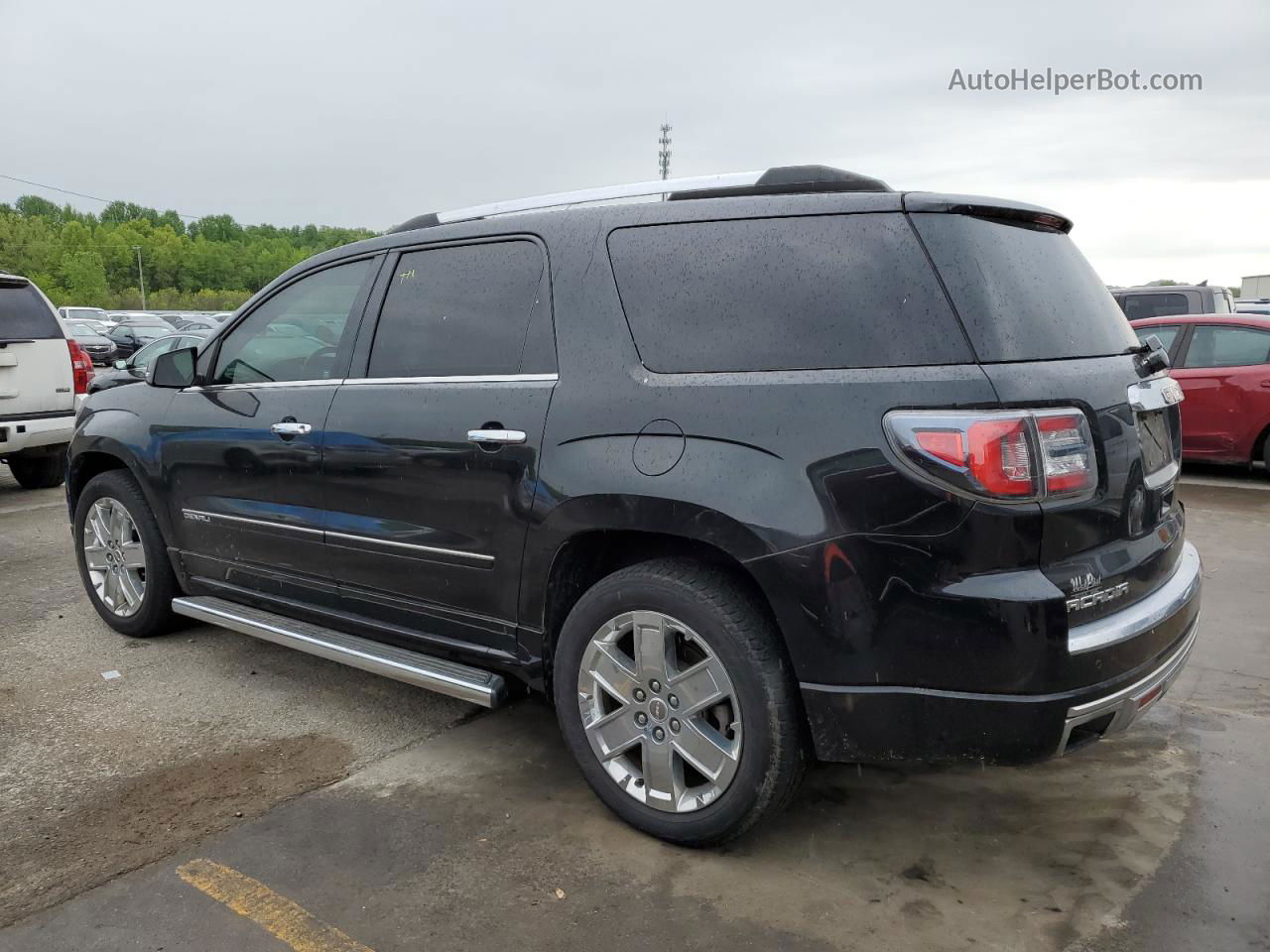 2014 Gmc Acadia Denali Черный vin: 1GKKRTKD8EJ300844