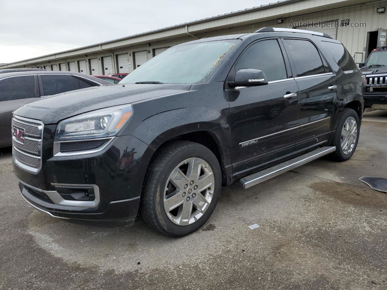 2014 Gmc Acadia Denali Черный vin: 1GKKRTKD8EJ300844