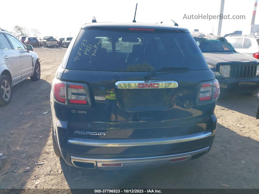 2015 Gmc Acadia Denali Черный vin: 1GKKRTKD8FJ116831