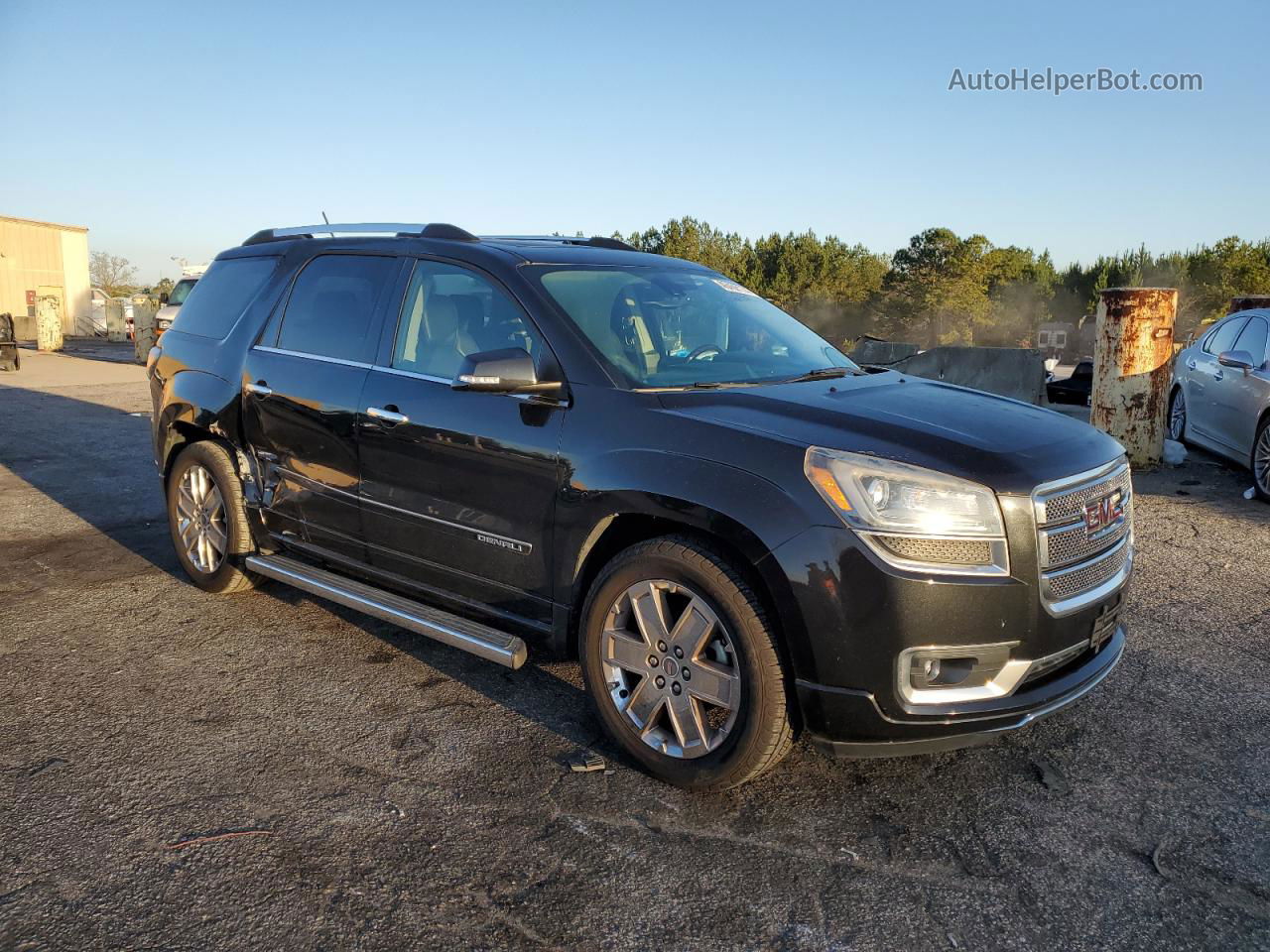 2015 Gmc Acadia Denali Black vin: 1GKKRTKD8FJ255650