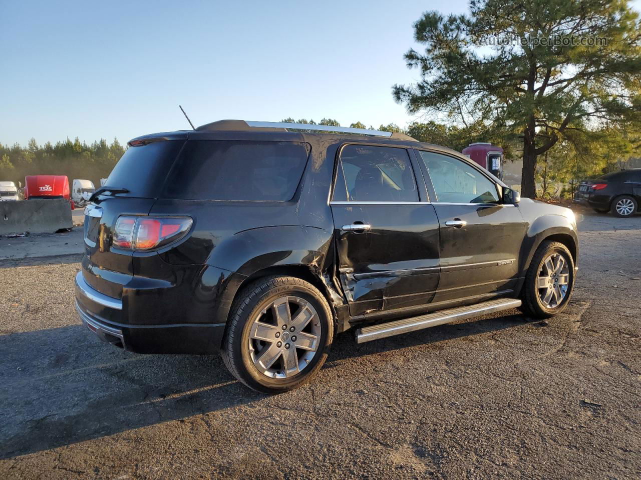 2015 Gmc Acadia Denali Black vin: 1GKKRTKD8FJ255650