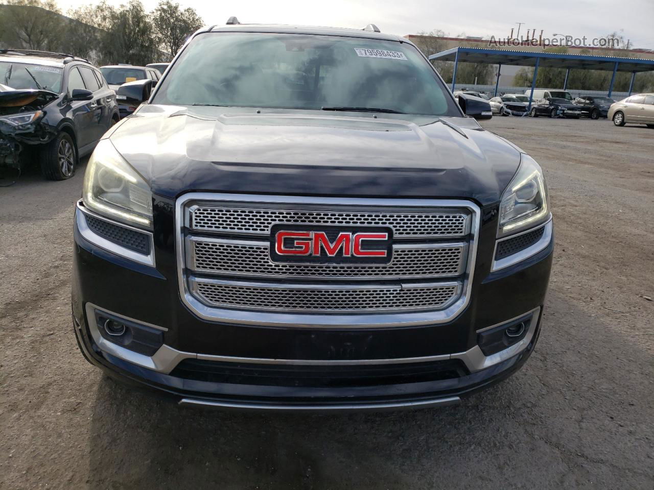 2014 Gmc Acadia Denali Black vin: 1GKKRTKD9EJ266669