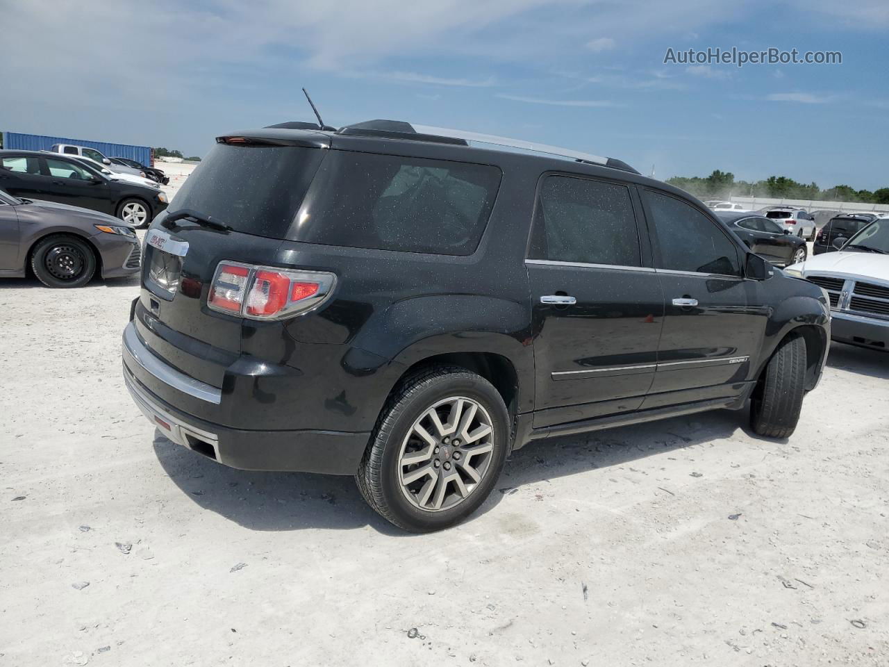 2014 Gmc Acadia Denali Black vin: 1GKKRTKD9EJ288400