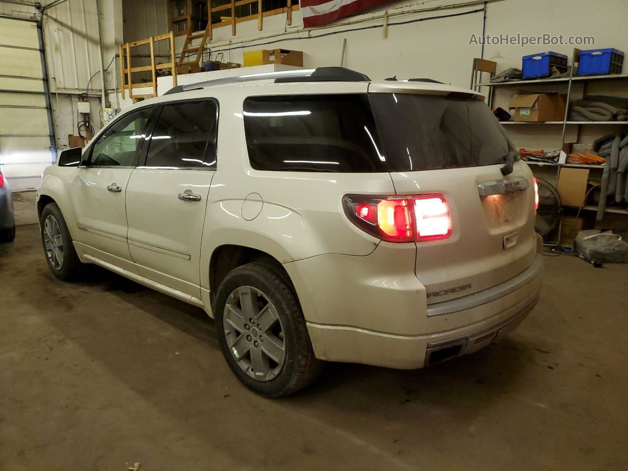 2015 Gmc Acadia Denali White vin: 1GKKRTKD9FJ221250