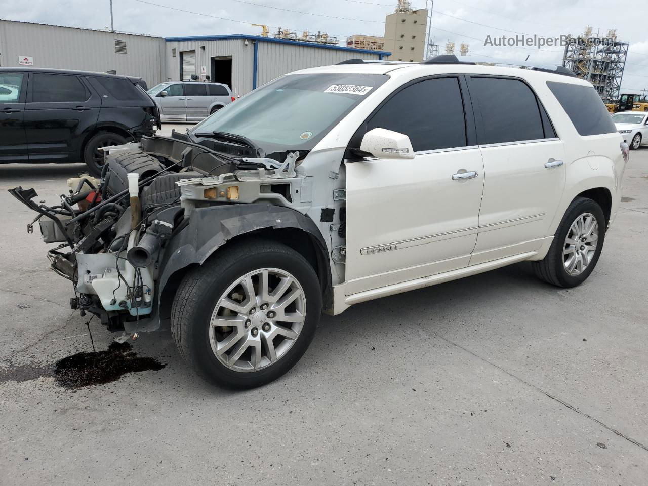 2015 Gmc Acadia Denali White vin: 1GKKRTKD9FJ226786