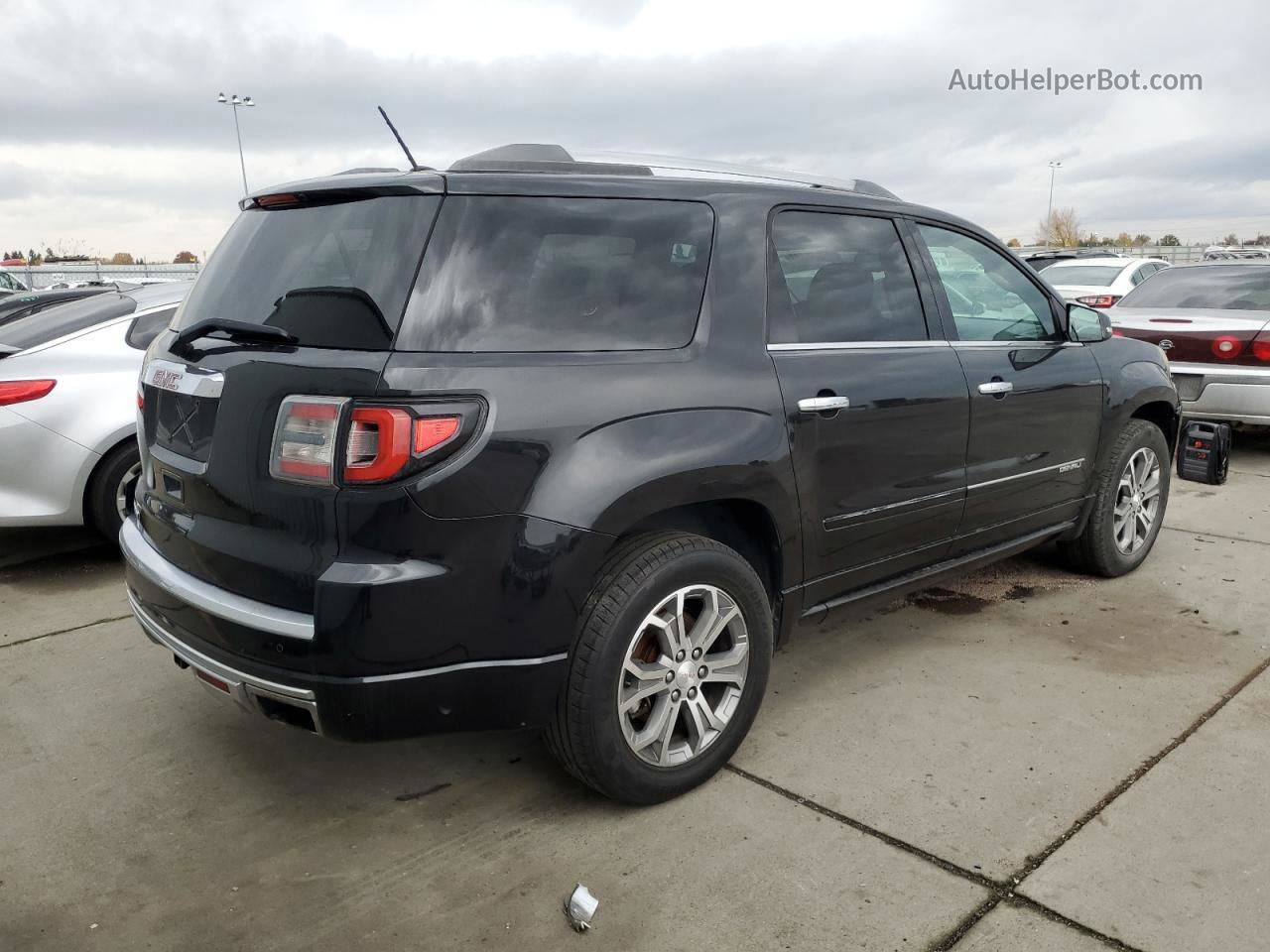 2013 Gmc Acadia Denali Black vin: 1GKKRTKDXDJ220931