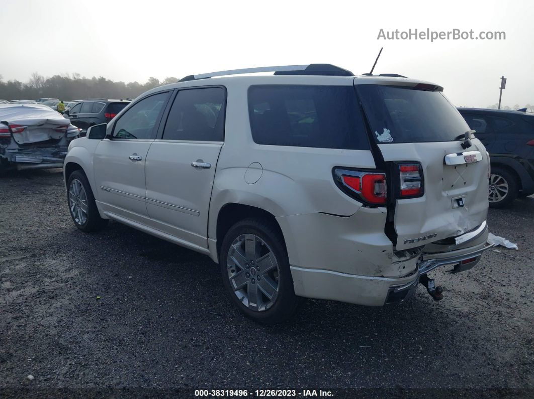 2014 Gmc Acadia Denali White vin: 1GKKRTKDXEJ258029