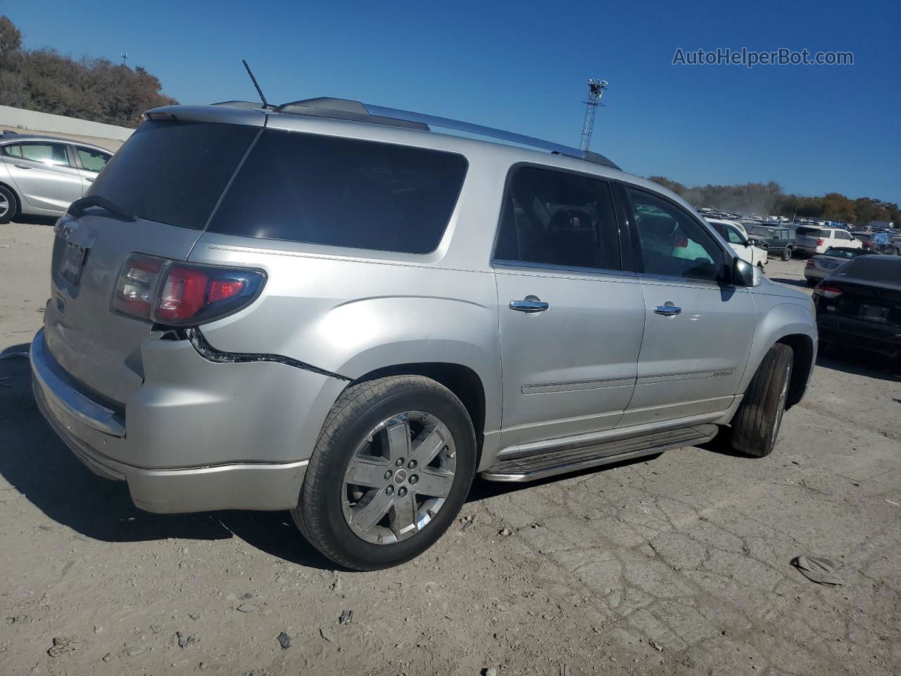 2014 Gmc Acadia Denali Silver vin: 1GKKRTKDXEJ266907