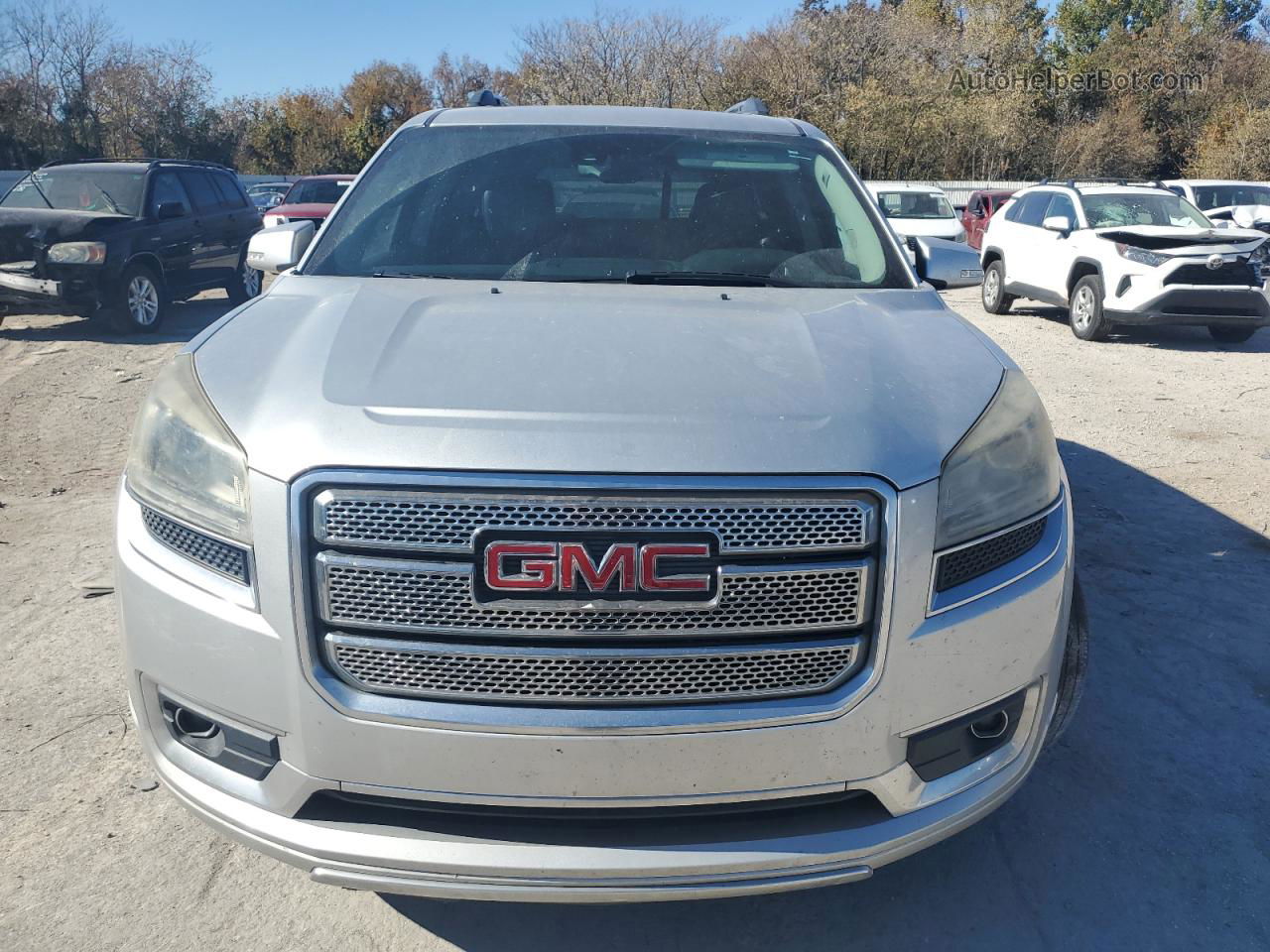 2014 Gmc Acadia Denali Silver vin: 1GKKRTKDXEJ266907