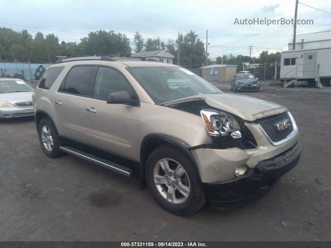 2012 Gmc Acadia Sl Gold vin: 1GKKVNED0CJ226366