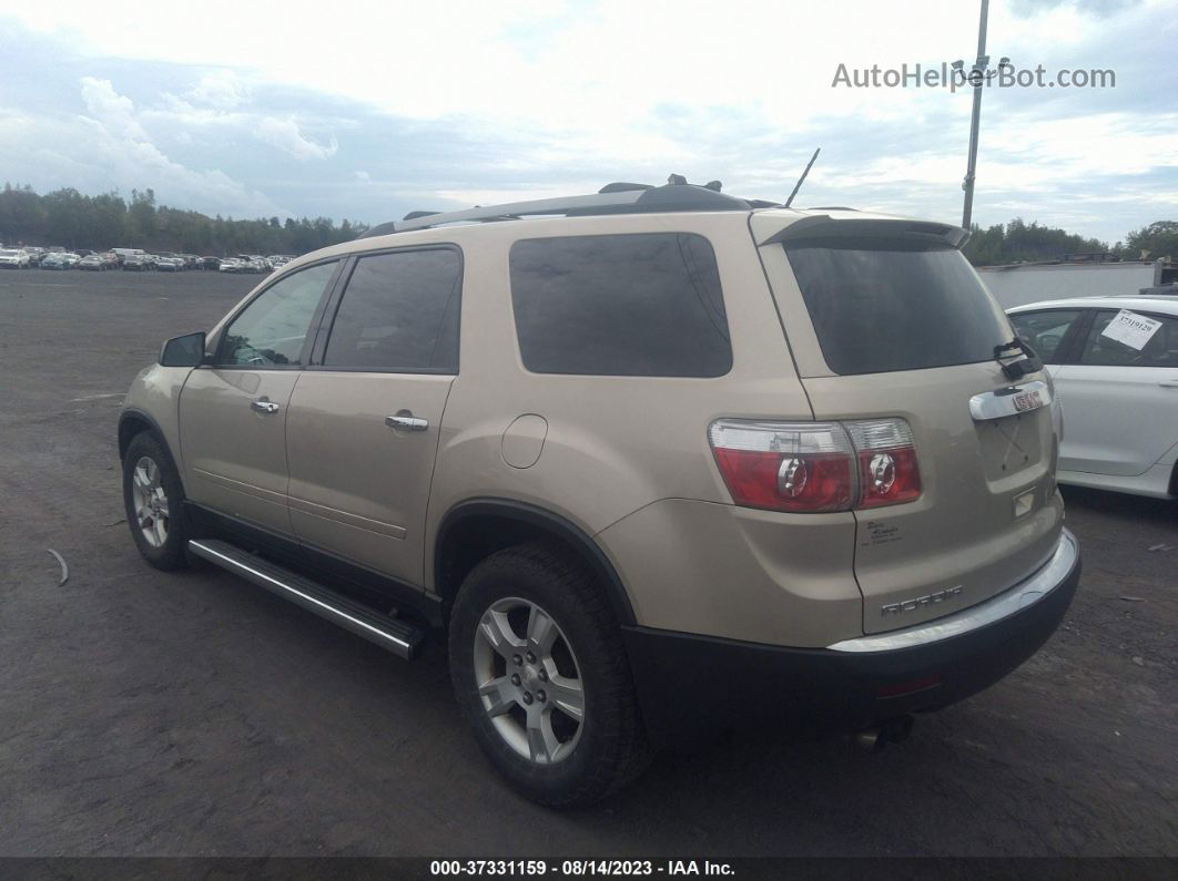 2012 Gmc Acadia Sl Gold vin: 1GKKVNED0CJ226366