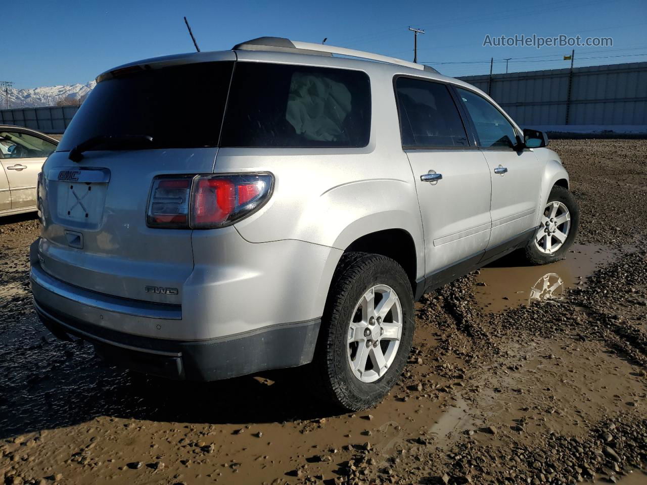 2014 Gmc Acadia Sle Серебряный vin: 1GKKVNED1EJ122259