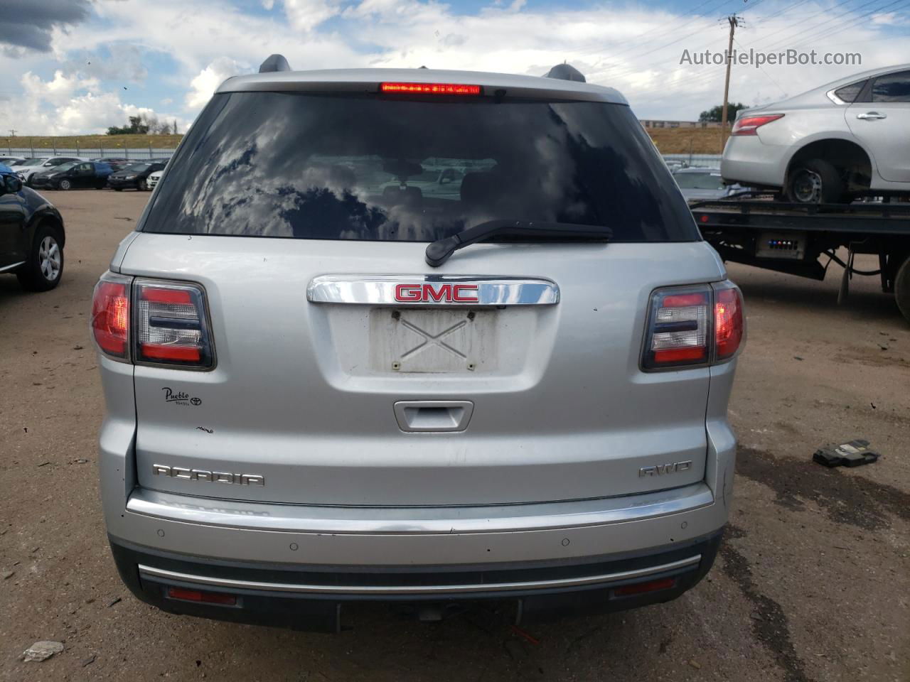 2014 Gmc Acadia Sle Серебряный vin: 1GKKVNED2EJ192031