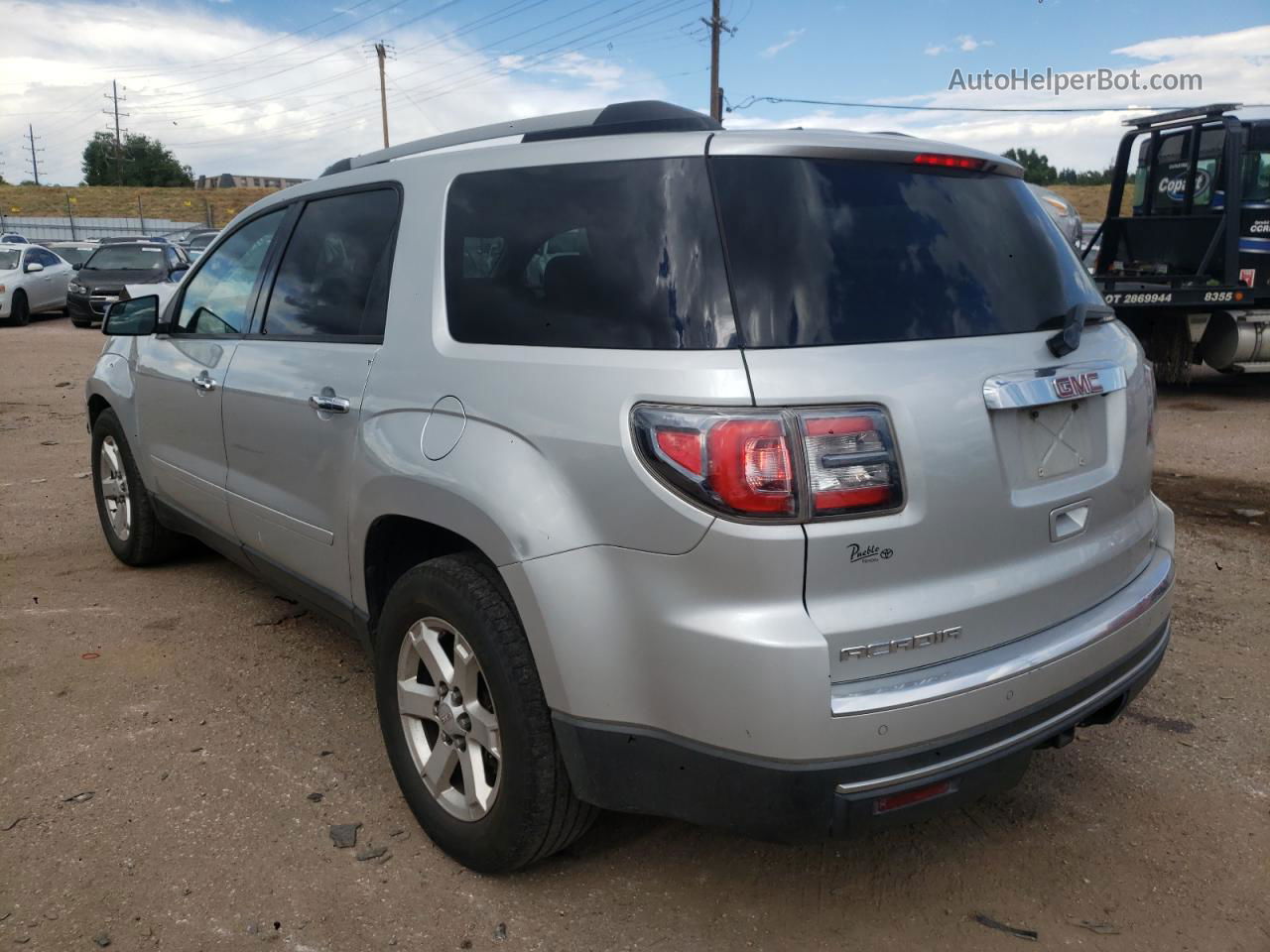 2014 Gmc Acadia Sle Серебряный vin: 1GKKVNED2EJ192031