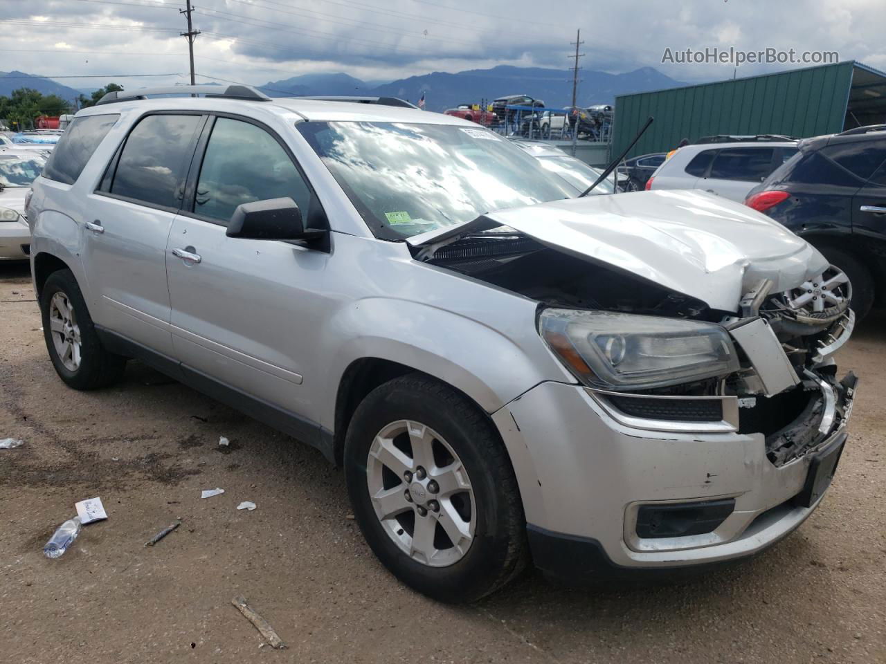 2014 Gmc Acadia Sle Silver vin: 1GKKVNED2EJ192031