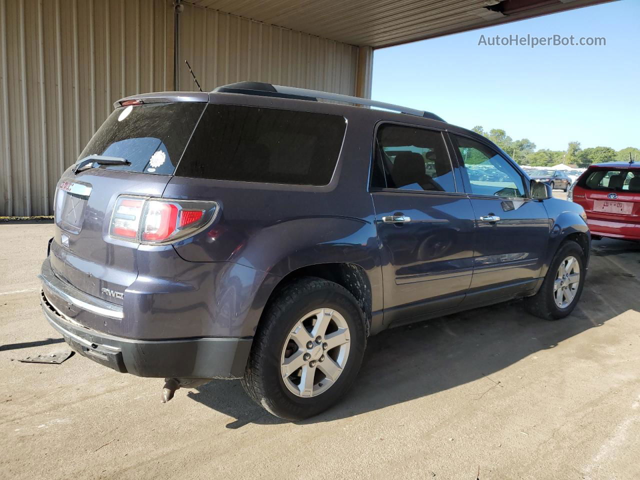 2013 Gmc Acadia Sle Blue vin: 1GKKVNED4DJ124621