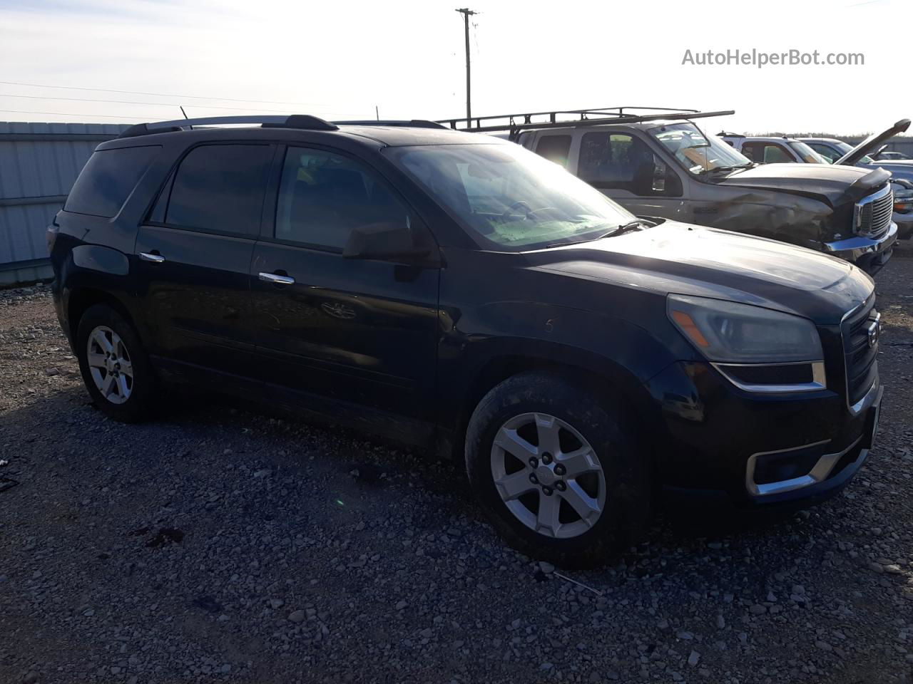 2013 Gmc Acadia Sle Black vin: 1GKKVNED4DJ164696