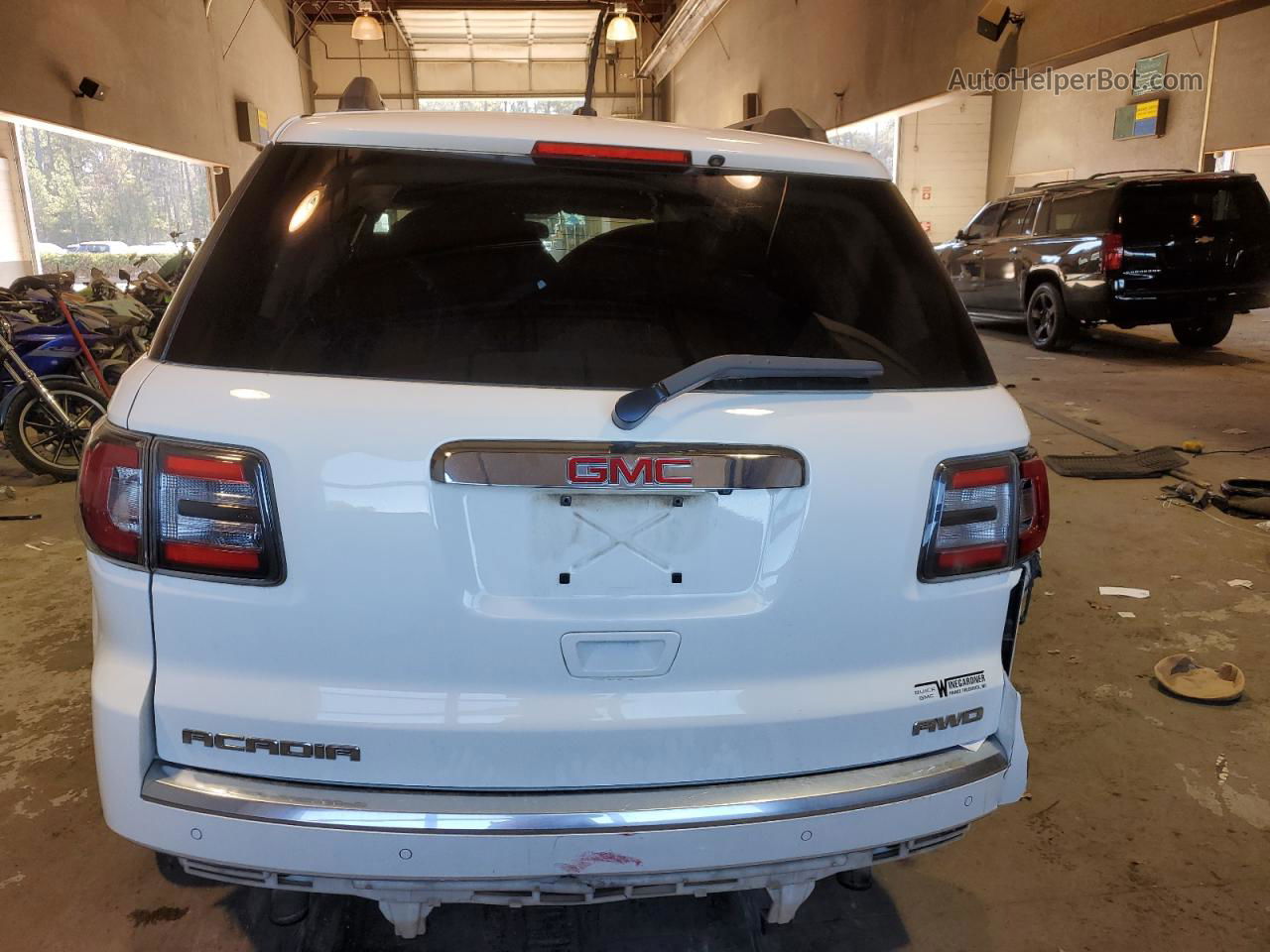 2014 Gmc Acadia Sle White vin: 1GKKVNED5EJ107540