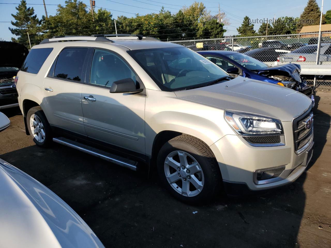 2014 Gmc Acadia Sle Tan vin: 1GKKVNED5EJ129084