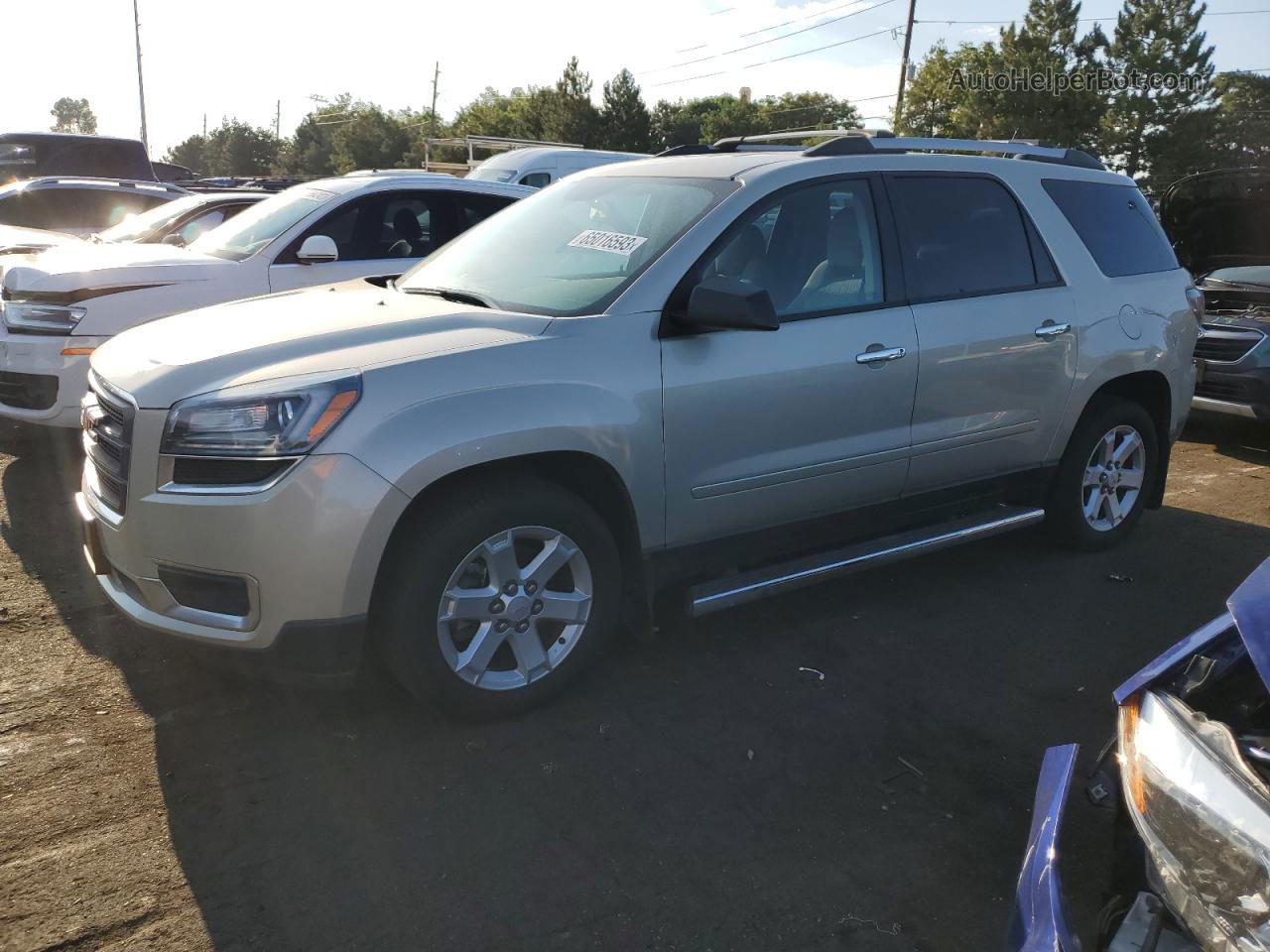 2014 Gmc Acadia Sle Tan vin: 1GKKVNED5EJ129084