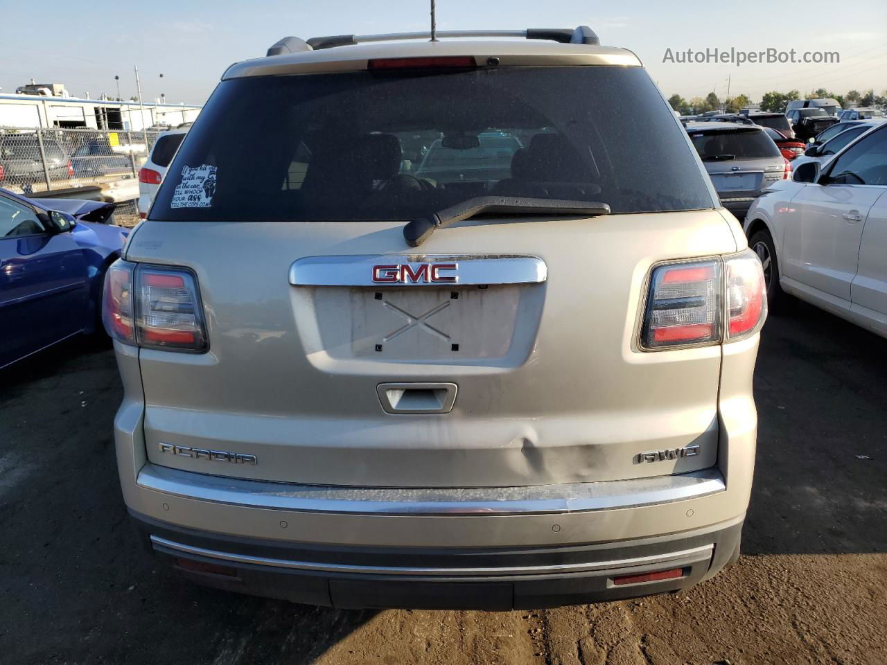 2014 Gmc Acadia Sle Tan vin: 1GKKVNED5EJ129084